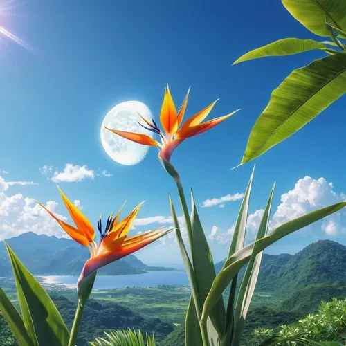 strelitzia orchids,strelitzia,flowers png,flower background,tropical floral background,lilies of the valley,plumeria,sunburst background,day lily plants,tropical bloom,bird of paradise flower,landscape background,tropical flowers,background view nature,day lily,peace lilies,heliconia,tulip background,flower in sunset,flower bird of paradise,Photography,General,Realistic