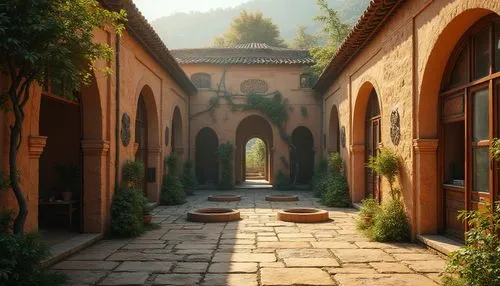 theed,courtyards,dorne,cortile,courtyard,riad,tuscan,alhambra,tuscany,kasbah,persian architecture,inside courtyard,la kasbah,toscane,cloistered,pienza,patio,volterra,naboo,asolo,Photography,General,Realistic