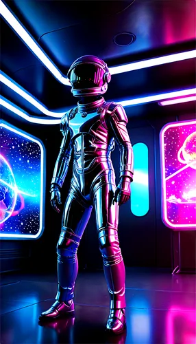 spaceland,tron,cyberstar,cyberspace,cyberworld,3d render,scifi,cyberrays,cyber,silico,cybernetic,zenon,popmart,neon light,80's design,3d background,cyberia,robotron,neon human resources,disco,Illustration,Realistic Fantasy,Realistic Fantasy 38