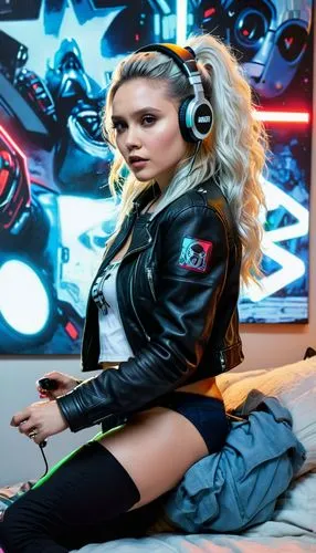 sega genesis,headset,ammo,dj,radio set,sega,toni,rockabella,electro,controller jay,headphone,tori,ronda,lex,symetra,sega mega drive,streaming,nikita,headphones,veronica,Conceptual Art,Fantasy,Fantasy 20