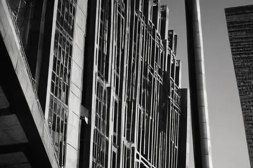 glass facades,high-rise building,multistory,facades,buildings,high rise building,urban towers,high rises,multistorey,block of flats,robarts,office buildings,brutalism,tower block,drainpipes,highrises,upbuilding,barbican,blackandwhitephotography,photographed from below,Photography,Black and white photography,Black and White Photography 08