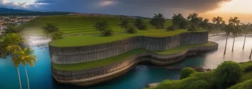 rice terrace,floating islands,rice terraces,uluwatu,cube stilt houses,karst landscape,ubud,virtual landscape,futuristic landscape,floating island,indonesia,limestone cliff,vietnam,harau,terraces,rice 