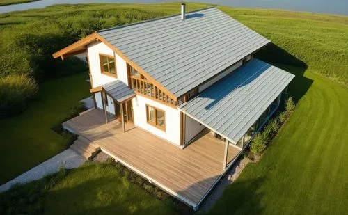 grass roof,danish house,inverted cottage,dunes house,house roof,stilt house,Photography,General,Realistic