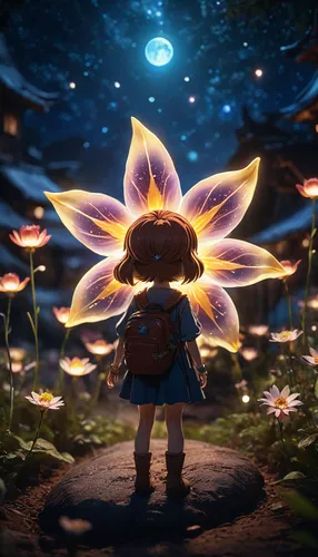 flower fairy,child fairy,magic star flower,cosmic flower,little girl fairy,star flower,fairy galaxy,starflower,fireflies,garden fairy,fantasia,rosa ' the fairy,bloom,fairy world,fae,rosa 'the fairy,aurora butterfly,dandelion hall,star anemone,fire flower,Photography,General,Cinematic