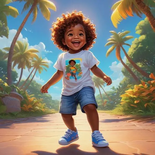 afrotropic,afroyim,deandre,luiz,coloccini,Mixed race toddler,Conceptual Art,Fantasy,Fantasy 03