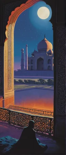 rem in arabian nights,aladdin,taj-mahal,shahi mosque,taj mahal,mosques,tajmahal,taj mahal sunset,arabic background,ramadan,orientalism,ramadan background,rajasthan,ibn tulun,agra,night scene,grand mosque,eid,eid-al-adha,aladha,Conceptual Art,Daily,Daily 16