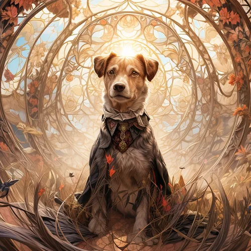 canidae,dog angel,dog illustration,autumn icon,canine rose,companion dog,beagle,violet evergarden,scent hound,autumn background,rosa ' amber cover,portrait background,dog frame,autumn theme,ninebark,pet portrait,kelpie,canine,hanover hound,pit mix