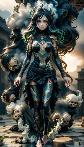 enchantress,promethea,the enchantress,dryad,hela,alita,goddess of justice,yashima,mother earth,krita,medusa,varuna,korana,lum,malachite,parvati,mera,blackfire,kahlan,dakini,Anime,Anime,General