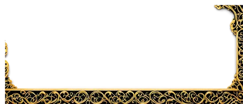 PNG frame, ornate gold border, intricate patterns, subtle shading, rounded corners, elegant curves, polished metal texture, high-contrast lighting, cinematic composition, 3D-like effects, detailed orn