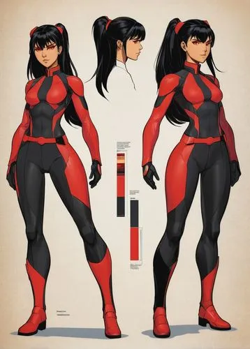 elektra,elastigirl,karai,mahvash,superheroine,taki,Unique,Design,Character Design