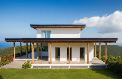 frame house,folding roof,dunes house,amanresorts,cubic house,grass roof,Photography,General,Realistic