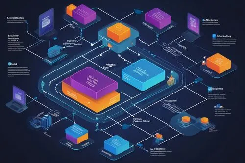 SharePoint Server Architecture Diagram, complex system design, multiple servers, databases, web applications, firewalls, load balancers, active directory, domain controllers, SQL servers, index server