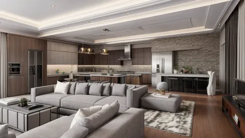 modern kitchen interior,luxury home interior,modern kitchen,modern living room,kitchen design,interior modern design,3d rendering,contemporary decor,penthouse apartment,kitchen-living room,modern decor,apartment lounge,family room,kitchen interior,home interior,entertainment center,modern minimalist kitchen,living room,livingroom,core renovation