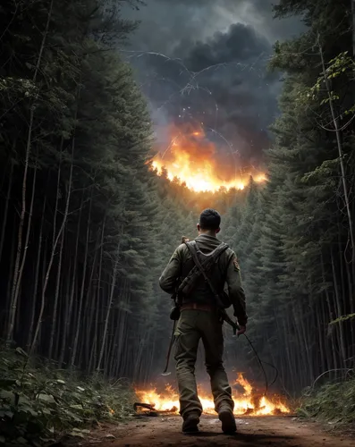 lost in war,theater of war,world war,battlefield,digital compositing,second world war,fury,photo manipulation,forest fire,world war ii,burning earth,photoshop manipulation,insurgent,paratrooper,war correspondent,world war 1,war,forest fires,ground fire,explosions