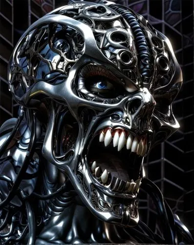 endoskeleton,hellraiser,biomechanical,giger,terminator,deodato,cyborg,cyberdog,cybernetic,cybernetically,digital artwork,mechanoid,turilli,avp,death head,megadeth,turrican,nocturnus,genest,cybernetics