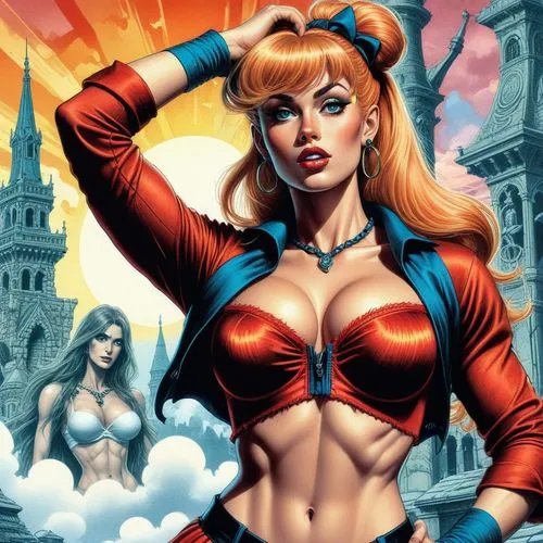 (((Black DD cup push up bra))), (((Big muscles), blonde hair, (toned physique, bigger boobs, shredded), corsette, business clothes)
, Comic art, cartoon art, masterpiece by Jim Lee,
portrait drawing, 