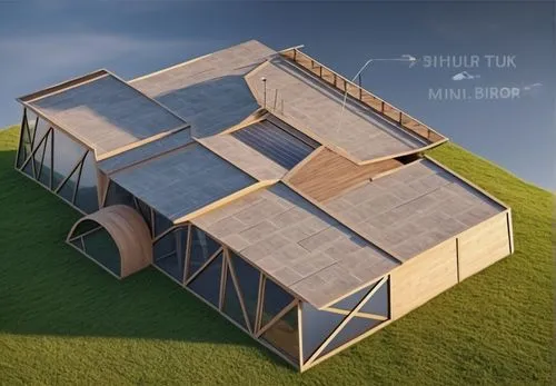 design a building on a open ground,straw roofing,dog house frame,straw hut,eco-construction,chicken coop,cube stilt houses,solar cell base,a chicken coop,roof construction,greenhouse cover,roof struct