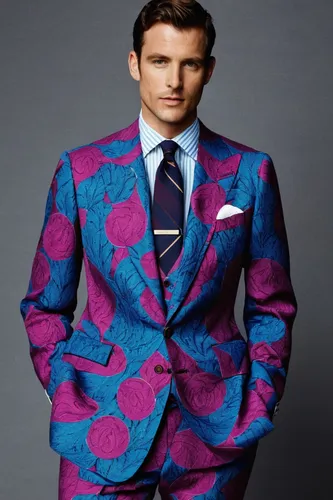 men's suit,silk tie,flowered tie,paisley pattern,wedding suit,suit of spades,man in pink,blue peacock,men clothes,the suit,navy suit,man's fashion,indian paisley pattern,suit,men's wear,peacock,color combinations,businessman,suit trousers,floral pattern,Conceptual Art,Oil color,Oil Color 14