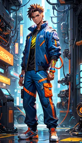 engineer,ironworker,mechanic,cyberpunk,welder,construction worker,blue-collar worker,technician,cyber,electrician,repairman,car mechanic,tracer,cybernetics,aquanaut,voltage,warehouseman,worker,scifi,cable innovator,Anime,Anime,General