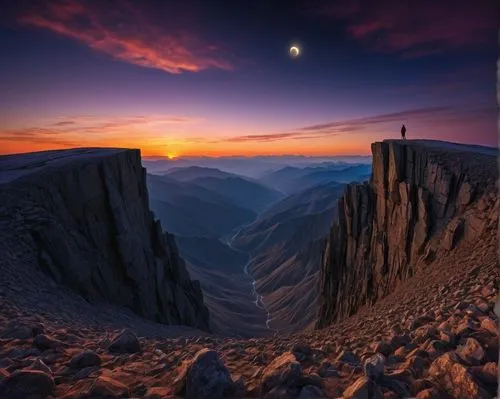 baffin island,al siq canyon,mountain sunrise,moonscape,valley of the moon,the atacama desert,hesychasm,moon valley,transjordan,desert desert landscape,torngat,anana mountains,desert landscape,atacama desert,mountain landscape,gorakh,mountainous landscape,landscapes beautiful,elphi,northen light,Illustration,Realistic Fantasy,Realistic Fantasy 06