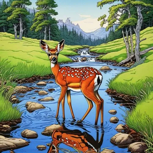 deer illustration,spotted deer,european deer,deer drawing,dotted deer,deer with cub,red-necked buck,white-tailed deer,fawn,whitetails,chital,x axis deer elk,huemul,fawns,deers,deer,pere davids deer,male deer,deer in tears,sitatunga,Illustration,Black and White,Black and White 06