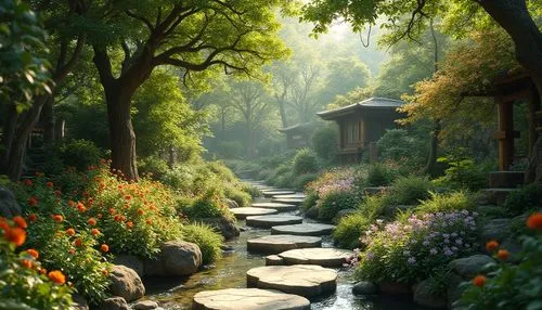 japan garden,japanese garden,nature garden,pathway,japanese garden ornament,zen garden,sake gardens,the mystical path,climbing garden,wishing well,hushan,forest path,shaoming,south korea,home landscape,beautiful japan,wooden path,hyang garden,japan landscape,walkway,Photography,General,Realistic