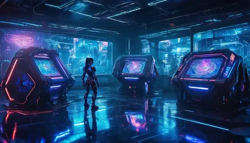 tron,cyberia,scifi,spaceland,arktika,cybercity,futuristic,polara,ufo interior,spaceship interior,sci - fi,polybius,sci fi,arcades,sulaco,cyberworld,arcade,cyberscene,vanu,cyberport,Conceptual Art,Fantasy,Fantasy 26