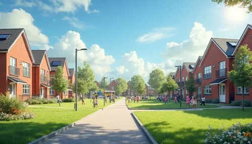 new housing development,townhomes,housing estate,redrow,townhouses,leaseholds,cohousing,conveyancing,3d rendering,netherwood,leaseholders,liveability,cheylesmore,fazakerley,davyhulme,modwen,row of houses,stranmillis,bourtreehill,kidbrooke,Photography,General,Realistic