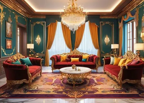 ornate room,royal interior,opulently,ritzau,opulent,opulence,victorian room,baccarat,venice italy gritti palace,great room,chateau margaux,interior decoration,interior decor,sitting room,luxury home interior,mahdavi,ottoman,palatial,poshest,villa cortine palace,Illustration,Japanese style,Japanese Style 03