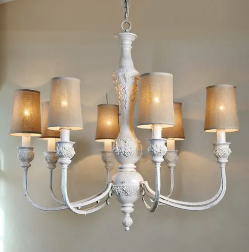 chandelier finish in textured off white
 ,a large white chandelier with five lamps on it,sconces,candelabras,candelabra,gustavian,chandeliers,ensconce,Photography,General,Realistic