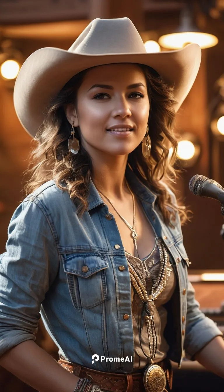 Gen AI recommend music that suits your taste or provide personalized music.,country-western dance,country song,cowgirls,cowgirl,countrygirl,cowboy hat,western pleasure,cowboy bone,western,country styl