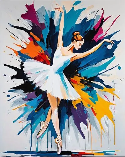 dance with canvases,ballet dancer,dancer,ballet,balletto,balanchine,Art,Artistic Painting,Artistic Painting 42