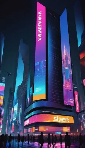 cybercity,colorful city,cybertown,urbanworld,cyberport,manama,cyberworld,neon arrows,mubadala,shinjuku,cinema 4d,vdara,cyberpunk,citywalk,polara,digitalism,hkmiami,futurist,futuristic,metropolis,Illustration,Vector,Vector 12