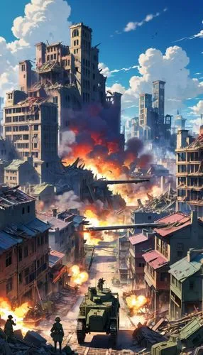 gunkanjima,honolulu,hibakusha,daewongun,jinchuan,heliborne,shitai,nagasaki,lost in war,kamurocho,hoshihananomia,yokosuka,destroyed city,akamatsu,kanto,akiba,vietnam,yamashiro,korea,hankou,Illustration,Japanese style,Japanese Style 03