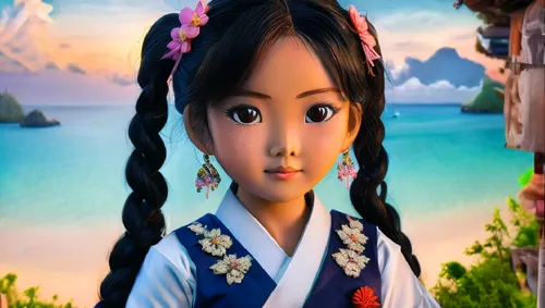 mongolian girl,princess anna,dolpa,agnes,anime 3d,inner mongolian beauty,wulin,hanfu,joseon,the japanese doll,japanese doll,jasmine,oriental princess,katara,oriental girl,asia girl,longmei,wenxia,daiyu,hmong,Photography,General,Fantasy