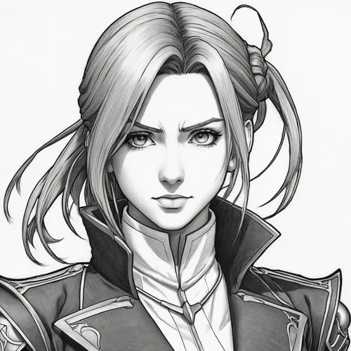 sephiroth,yuanji,edelgard,xuanwei,seigen,anduin,Illustration,Black and White,Black and White 27