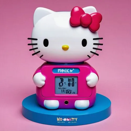 hello kitty,3d figure,kidrobot,sanrio,valentine clock,pink cat,Photography,Documentary Photography,Documentary Photography 04