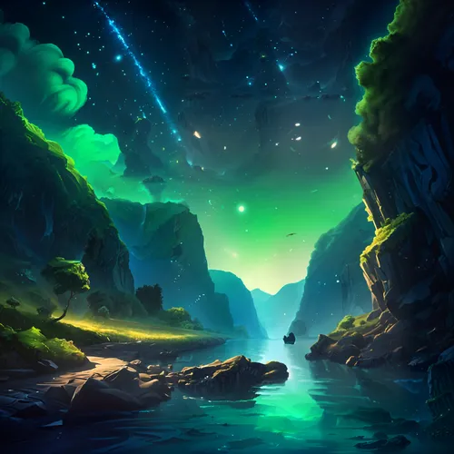 emerald sea,primordial,emerald,fractal environment,primordia,mermaid background