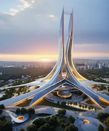 futuristic architecture,calatrava,tallest hotel dubai,santiago calatrava,zhengzhou,united arab emirates,khobar,futuristic art museum,abu-dhabi,largest hotel in dubai,abu dhabi,volgograd,tashkent,kuwait,uae,tianjin,burj kalifa,futuristic landscape,minsk,lotte world tower,Illustration,Realistic Fantasy,Realistic Fantasy 20