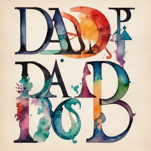 Suggest stylish typography for a vibrant watercolor tattoo.,cd cover,bard,pere davids deer,doo,art bard,diabols,blogs music,bad day,dabotap,typography,album cover,dead bolt,dead earth,bad girl,bad gir