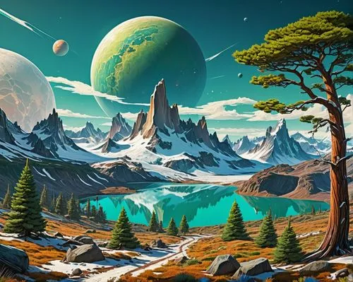 alien planet,futuristic landscape,lunar landscape,fantasy landscape,alien world,terraformed,Conceptual Art,Sci-Fi,Sci-Fi 20