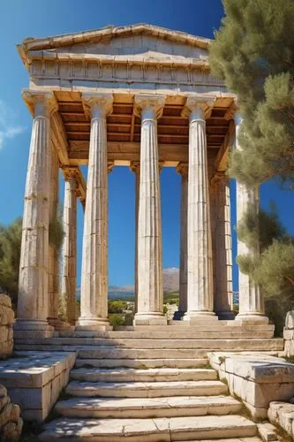 greek temple,erechtheus,erechtheion,temple of diana,temple of poseidon,temple of hercules,roman temple,laodicea,segesta,artemis temple,doric columns,panagora,akropolis,chersonesos,ephesus,dougga,baalbek,acropolis,caesonia,palmyra,Illustration,Black and White,Black and White 10