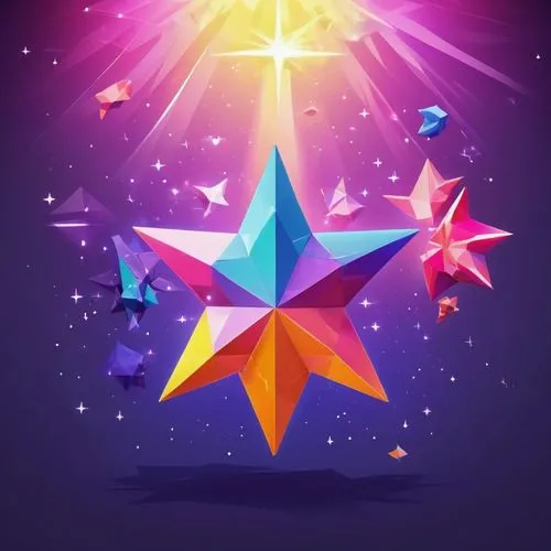 colorful star scatters,colorful stars,christ star,estrelas,rating star,advent star,star scatter,gemstar,magic star flower,christmas stars,estrellas,star polygon,starcatchers,star bunting,star flower,star abstract,star illustration,hannstar,star sky,star,Unique,3D,Low Poly