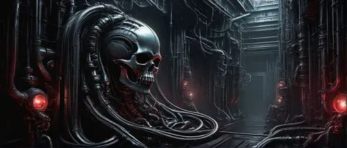 biomechanical,hall of the fallen,iron door,mirror of souls,sepulchre,dark cabinetry,portal,end-of-admoria,the door,metallic door,ringed-worm,cybernetics,steam machines,creepy doorway,darth talon,spawn,the throne,echo,dark art,background image,Illustration,Paper based,Paper Based 05