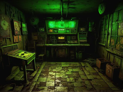 fallout shelter,abandoned room,fallout,fallout4,basement,empty interior,live escape game,sci fi surgery room,disused,the kitchen,doctor's room,chemical laboratory,lost place,the morgue,lostplace,kitchen,laboratory,asylum,laboratory oven,butcher shop,Illustration,Retro,Retro 24