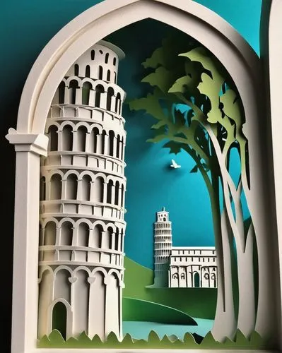 pisa,pisa tower,frame border illustration,art deco frame,tajmahal,italic,art deco background,leaning tower of pisa,paper art,italy colosseum,frame illustration,sanminiatelli,brunelleschi,san galgano,travel poster,toscana,castlelike,karchner,rotunno,fornasetti,Unique,Paper Cuts,Paper Cuts 10