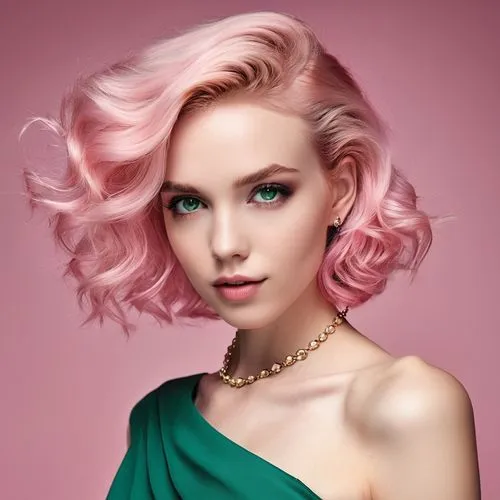 pink beauty,pink hair,natural pink,pinkaew,pinzi,color pink,Photography,General,Realistic