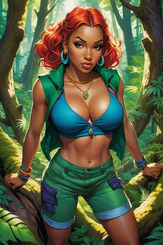 poison ivy,starfire,background ivy,mary jane,rosa ' amber cover,ivy,game illustration,dryad,the law of the jungle,tiana,forest clover,fae,jade,mystique,the enchantress,forest workers,maryjane,fantasy woman,huntress,jasmine bush,Illustration,Children,Children 01