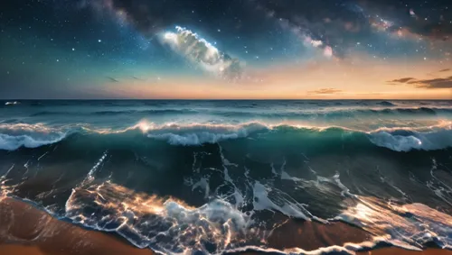 ocean background,ocean waves,milky way,ocean underwater,phytoplankton,the milky way,Photography,General,Natural