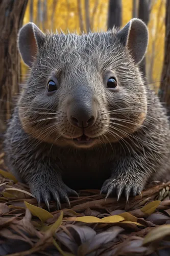 Write a heartwarming story about a cuddly common wombat finding a forever home.,wombat,common wombat,quokka,dwarf mongoose,beaver rat,eurasian squirrel,groundhog,marsupial,mustelid,gopher,otter,beaver